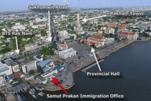 Samut Prakan Immigration Office location
