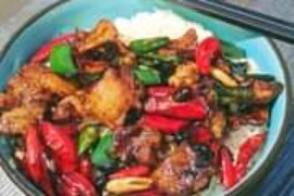 Pad Kana Moo Krob (Chinese Broccoli with Crispy Pork Belly)