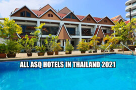 List of ASQ (Alternative State Quarantine), GQ (Golf Quarantine), ALQ (Alternative Local Quarantine) in Thailand in 2021