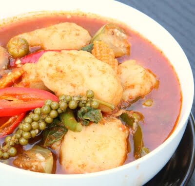 Kaeng pa – Thai curry with vegetables. TOP 10 of the spiciest Thai food.