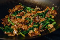 Pad See Ew beef with broccoli